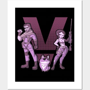 Diamond Dogs - Violet Posters and Art